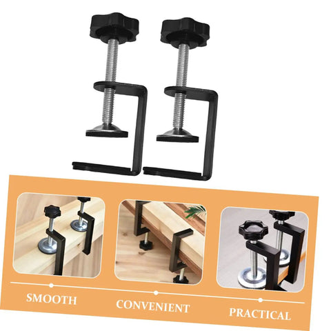 Adjustable Patio Sofa Clips Set For Outdoor Rattan Furniture Heavy Duty Wicker Fasteners No Slip 2 Pack close-up view