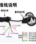 Hardcore Industrial Measuring Wheel With A Rock Solid Digital Length Sensor And Grease Proof Rubber Encoder Counter close-up of wiring connections.