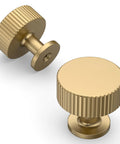 Champagne Bronze Cabinet Knobs 10 Pack Single Hole 1 Inch Drawer Pulls For Kitchen And Bathroom Cabinets Easy Installation Durable Hardware