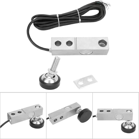 3T Load Cell Weight Sensor With Parallel Mount, Aluminum Alloy Frame, shows component layout and mounting setup