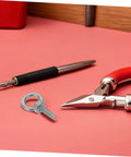Stainless Steel M6x20 Threaded Eye Bolts With Closed Ring For Heavy Duty Concrete Mounts And Wall Hooks, on coral surface