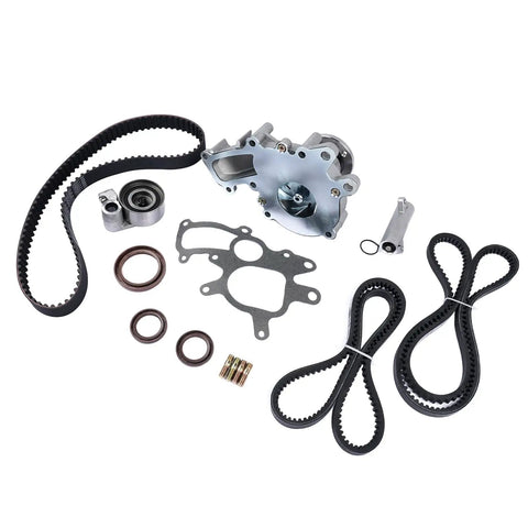Top Tier Timing Belt And Water Pump Assembly Engine Repair Kit For Toyota Granvia Hiace Hilux Prado 1KZ TE 30 Liter Turbo Diesel Models 1993 Through 2007 Replaces OEM Specs Save Cash Keep Truck Rolling Smooth Today, timing belt kit parts