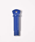 Heavy Duty Three Quarter Inch D Ring Shackle With Seven Eighths Inch Screw Pin Pack Of Four Galvanized Blue Finish close-up