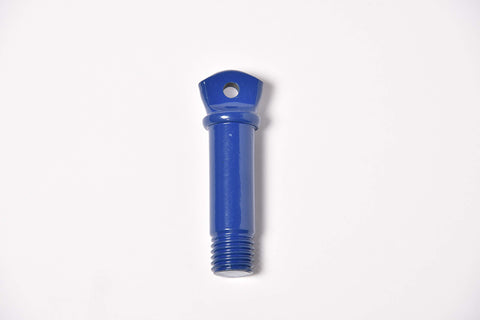 Heavy Duty Three Quarter Inch D Ring Shackle With Seven Eighths Inch Screw Pin Pack Of Four Galvanized Blue Finish close-up