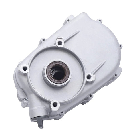 Lumicasaler gear reduction box, aluminum housing, 2:1 ratio, front view for Honda GX270 engine