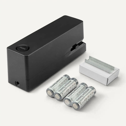 The Real Deal Electric Automatic Stapler For Desk Grind Crushing Through 25 Sheets Without Jamming Dual Power AC Or Battery Drive Adjustable Depth Settings For Heavy Duty Paperwork Smooth As Butter