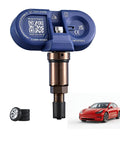 Bluetooth TPMS Sensor For Tesla Model 3 Model Y Model S And X Direct Fit With Stable Signal Auto Pairing Plug And Play No Programming Required OE Style Tire Pressure Monitoring For 2020 To 2026, blue sensor