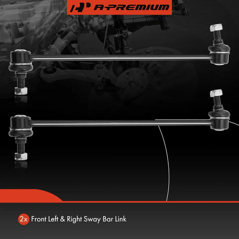 Product image of 2 Front Sway Bar Links Stabilizer Kit For Honda Odyssey 2005 To 2017, Front Left And Right End Links, components shown