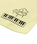 Yellow Piano Key Cover For 88 Key Keyboards And Digital Pianos Dust Proof Flannel Shield Made From Soft Velvet with piano graphics