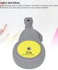 Heavy Duty Rotating Beam Compass With Retractable Tape Measure And Fifty Pencil Refills For No Sweat Pro Shop Layouts And Dead Nuts Dual Scale Accuracy, plastic tape measure, 2m length