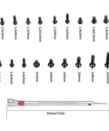 500 Pcs Small Replacement Screws Set For Electronics Glasses Watches Laptops And SSD HDD Repair M1.2 M1.4 M2.0 screws and driver