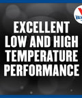 Text highlighting Dual Clutch Transmission Fluid For Smoother Shifts And Anti Shudder Protection performance in temperature extremes.