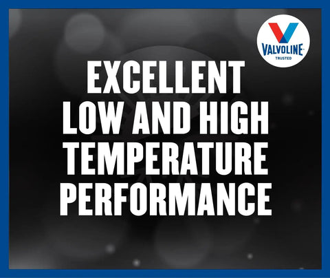 Text highlighting Dual Clutch Transmission Fluid For Smoother Shifts And Anti Shudder Protection performance in temperature extremes.