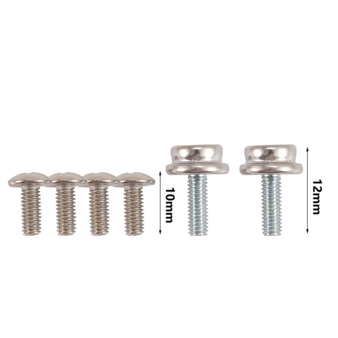 Stainless Steel Helmet Mask Screw Kit For Football Baseball And Ice Hockey Universal Facemask Hardware Set With 6 Screws Durable Youth And Adult Helmet Repair Kit