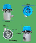 Portable 110V 1000W Small Hydro Generator Turbine, compact, lightweight design for home and outdoor river use, off grid ready.