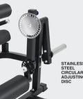 Leg Extension And Curl Machine For Home Gym With Adjustable Seat And Backrest Durable 14 Gauge Steel Construction detail