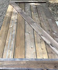 Straight Up Barnwood Aging Wood Wash Hella Eco Friendly For High Tannin Species Creates A Silver Gray Grain Look on rustic wooden door.