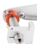 Beefy Heavy Duty Encoder Bracket Mounting Stand Built From Aluminum Alloy For Rugged Industrial Use With Anti Skid Base And Full 38mm Outer Diameter 6mm Shaft Encoder Compatibility Ready To Install close-up of aluminum alloy frame.