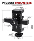 Adjustable Cabinet Door Mounting Jig For Frameless And Face Frame Cabinets with detailed dimensions and features