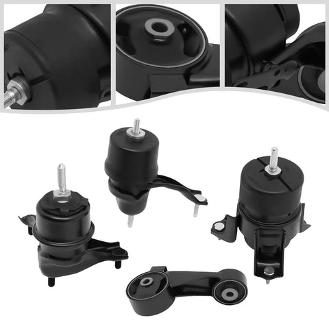 Lexus ES300 Engine Mount Kit 2002 2003 With Transmission Mount And Torque Strut Replacement 4 Piece Set For Smoother Quieter Ride And Better Vibration Control black mounts