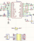 Circuit schematic for TMC2209 V2.0 Stepper Driver With UART showing electrical connections and components layout with UART interface.