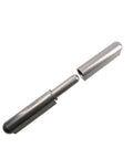 Two Pack Lift Off Stainless Steel Bullet Door Hinges Weld On 20x180mm Built To Last Heavy Duty 180 Degree Swing 14mm Pins Rustproof 304 ANSI Grade For Exterior Or Interior Doors, 304 stainless steel lift-off bullet hinge set