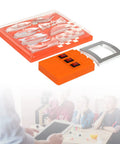 Slick Physics Optics Lab Kit With Adjustable Three Way Light Source and Heavy Duty Convex Lenses Plus Prisms for science projects.