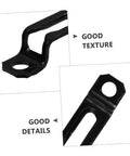 30 Pack Heavy Duty Metal Furniture Connectors Rock Solid No Slack Hidden Assembly Hardware For Cabinets Bookcases And Sofas Tight Hold Zero Play Hassle Free Setup showing detailed black steel connector with texture