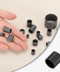 5 Pack POM Sleeve Bearings Black Self Lubricating Oilless Bushings ID 10mm OD 12mm Length 12mm shown in hand