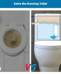 3 Inch Toilet Flapper Replacement For Gerber 99-788 With Stainless Steel Chain Water Saving Flush Valve Seal High Performance Easy Install Blue Fits 3 Inch Openings Conserves Water Leak Proof Durable on running toilet