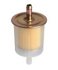 Universal Inline Fuel Filter Pack 10 3/8 Inch For Cars, Trucks, Tractors, Motorcycles, RVs And Other Gas Powered Engines, clear design