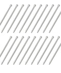 20 Pcs Cotter Pin Assortment Kit M2.5x40mm Zinc Plated Hairpin Clips For Lawn Mowers And Horticultural Equipment Locking Pins Heavy Duty Durable Fasteners
