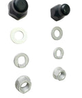 Heavy Duty Pro Grade 12mm Hub Motor Nut Kit For Electric Bikes And Scooters With M12x1.25 Locknuts Washers And Rubber Cap 12mm