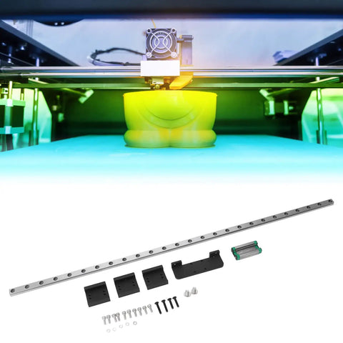 High Performance 3D Printer Linear Rail Kit for X Axis With Smooth Low Friction Motion Upgrade Built for Speed and Quiet Operation