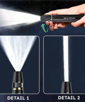 Powerful High Pressure Home Car Wash And Garden Sprayer With Adjustable Nozzle spraying water with 8x boosted pressure detail