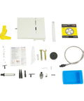Heavy Duty Mini Table Lapidary Saw For Precision Rock Cutting And Jewelry Polishing Featuring A Sick 750W Pure Copper Motor And Effortless Variable Speed Control accessories layout