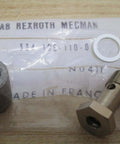 Exhaust Choke Silencer 3341051100 with fine thread and gasket, for hydraulic and pneumatic equipment, precision fit for industrial use.