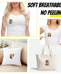 Cartoon Animal Iron On Transfers Set 12 Pack Rose Themed Heat Transfer Stickers on T-shirts, pillow, bag. Washable DTF.