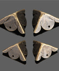 40Pcs Antique Jewelry Box Feet And Corner Brackets Set For Wood Cases With Vintage Embossed Look Decorative Leg Protectors