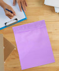 Violet mail bag from 100 Pack Polyethylene Mail Bags With Waterproof Seal For Dope Durable Poly Mailers Great For Local And Long Distance Shipping