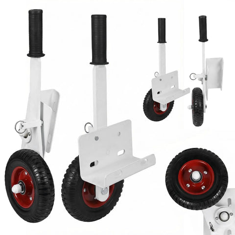 Smooth Rolling No Sweat Soccer Goal Dolly With High Lift Puncture Proof Tires, showing heavy duty wheels and handle.