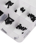 Premium Stainless Steel RC Car Screw Kit With Transparent Storage Box for 1/16 Brushless RC Cars, Rustproof Fasteners
