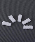 Top view of 10 Pack Vacuum Bag Clips With Sliding Grip For Tight Seals on dark surface