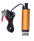 12V Oil Extractor And Transfer Pump For Cars Trucks And Motorcycles With 80W Motor 5500RPM 5m Lift 2.5m Cable And 19mm Outlet Kerosene And Water Fluid Transfer Tool, with clips