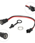 5.5x2.1mm Charging Port High Current Female Power Connector for Electric Scooter Accessories with waterproof dustproof socket