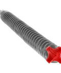 Beast Mode Rebar Demon SDS-Plus 4-Cutter Full Carbide Head Hammer Drill Bit for Concrete And Reinforced Materials with red tip