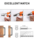 Installation instructions for 10 Pack Weathered Nickel Cabinet Pulls 7.5 Inch Overall Length With 192 Millimeter Center To Center Hole