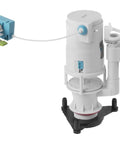 Unfinished Flush Valve Kit 1208883 for toilet repair, showing detailed components and easy install parts with unfinished design.