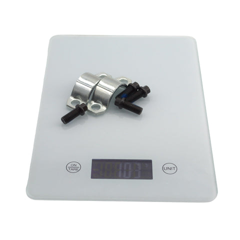 Heavy Duty Bearing Strap Kit For 1350 And 1410 Series Yoke U Joint Kit Replacement OEM 3 70 28X on scale showing 103g