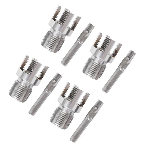 G One Half Inch Pipe Threading Tool Set For Internal And External Threads Sturdy Build For Efficient PVC Pipe Thread Cutting Leak Proof Seals Easy DIY And Pro Plumber Ready High Precision Plumbing Tool Kit, No. 45 steel threading dies with handles